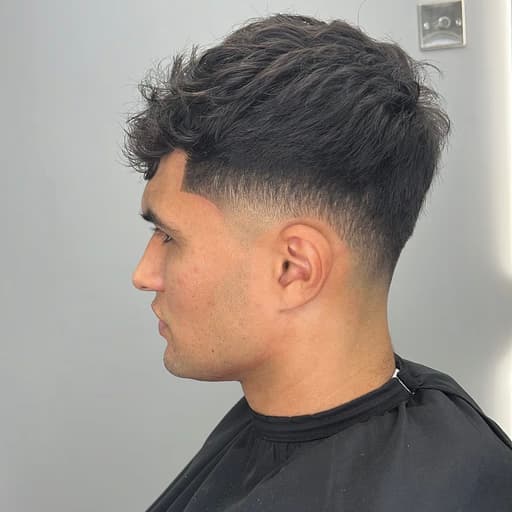 Sharp line-up and taper fade at EZ CUTTZ Leicester